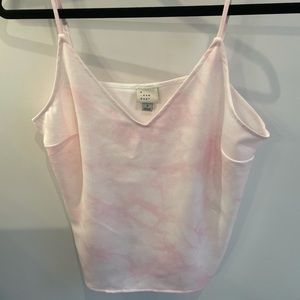 Flowy pink tank top